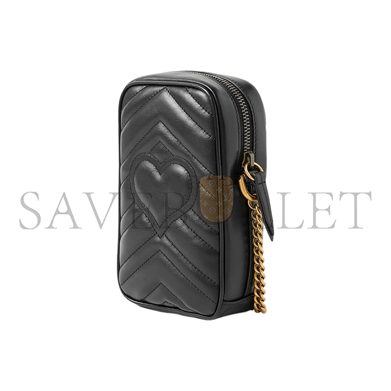 GUCCI GG MARMONT MINI PHONE BAG ‎‎598597 (10.5*17*5cm)